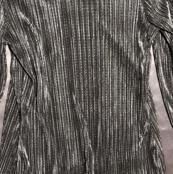 Silver Metallic layered top - Picture 8 of 13